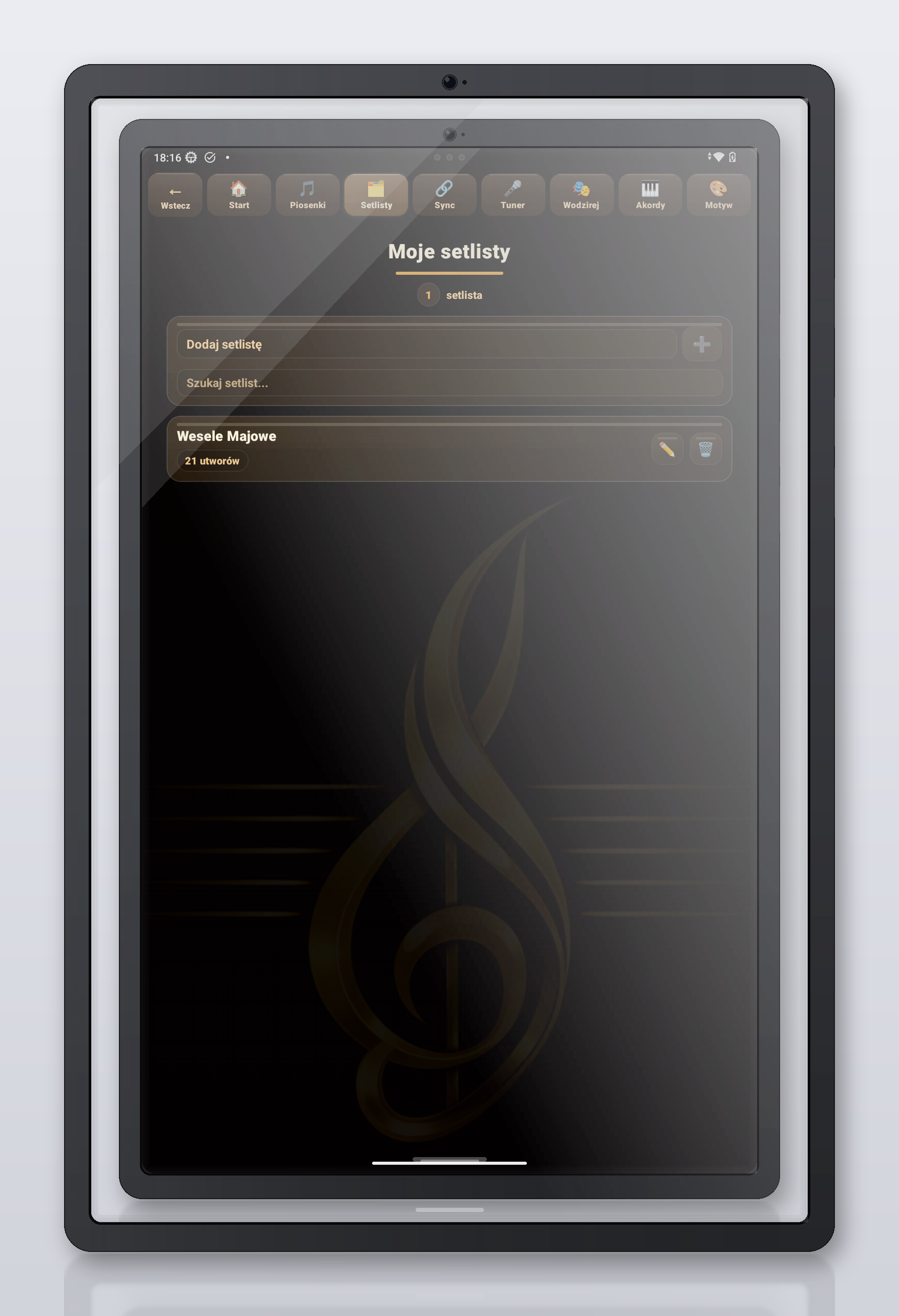 Symphonie lista setlist